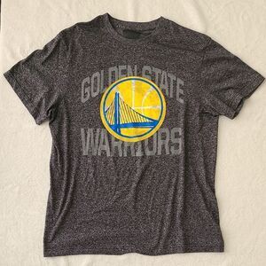 Golden State Warriors Gray T-Shirt Men's NBA Short Sleeve Top Lightweight